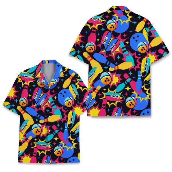 Retro Bowling Hawaiian Shirt, Summer For Men and Women Jezsport.com