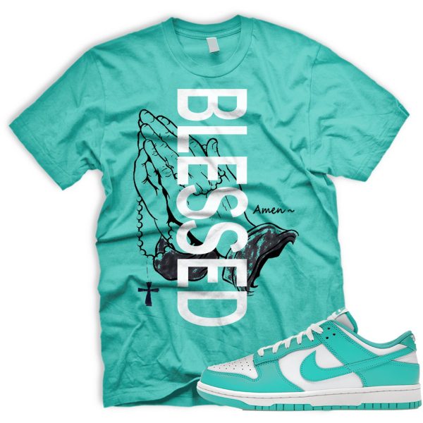 BLSSDHNDS Shirt Match Dunk Low Clear Jade White Jezsport.com