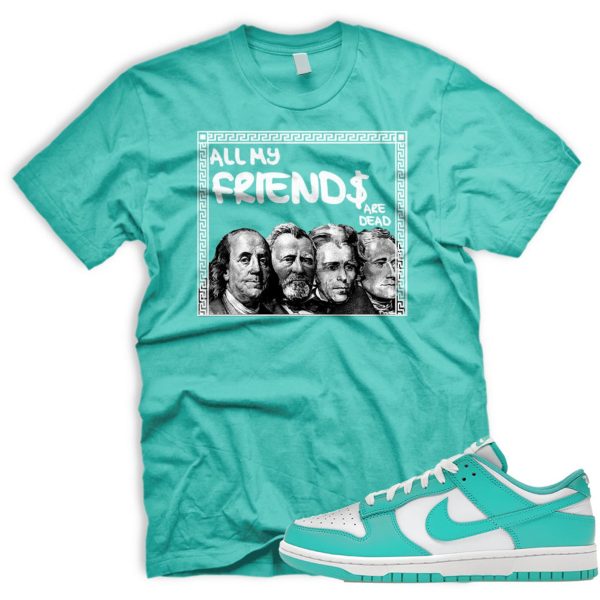 FRNDS T-shirt Match Sneaker Dunk Low Clear Jade White Jezsport.com