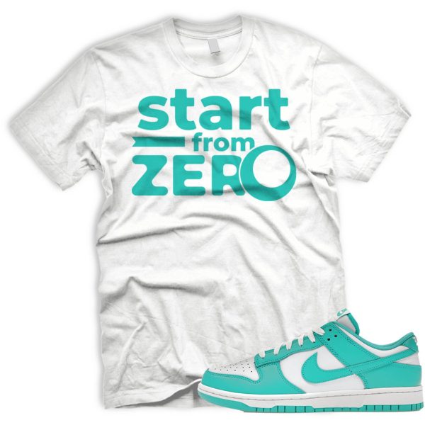 FROM ZERO Shirt Match Dunk Low Clear Jade White Jezsport.com