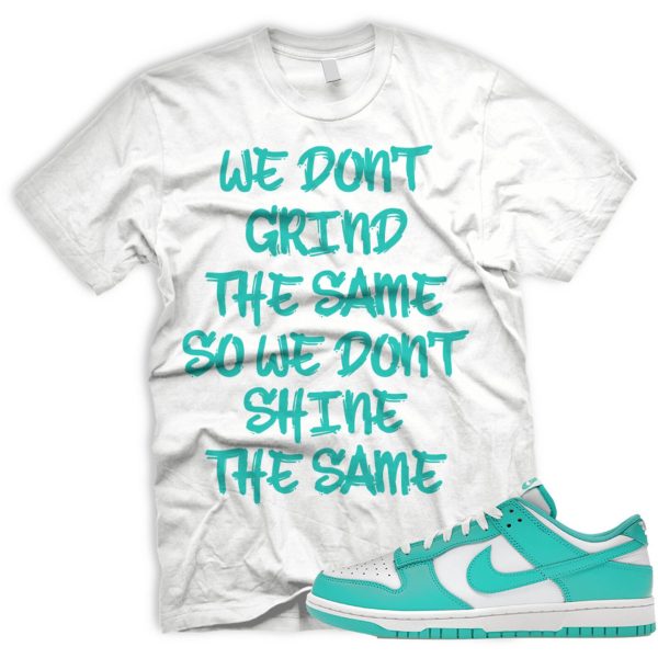 GRNDDIFF Shirt Match Dunk Low Clear Jade White Jezsport.com