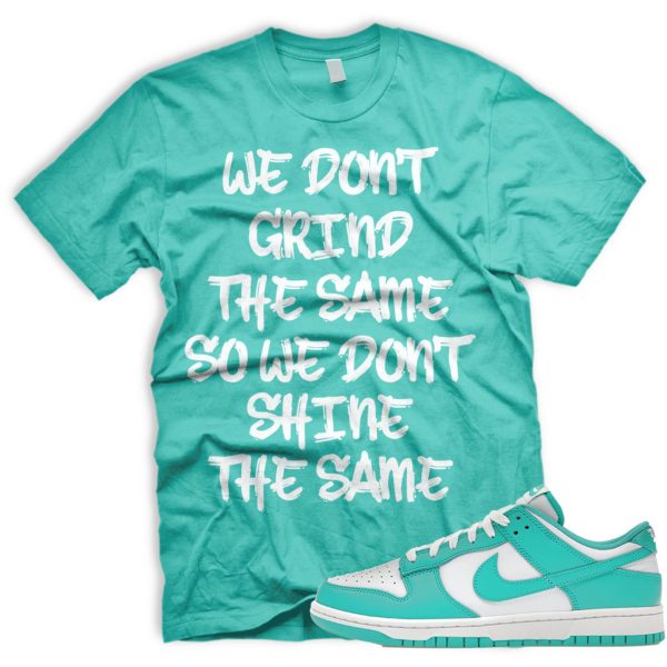 GRNDDIFF Shirt Match Dunk Low Clear Jade White Jezsport.com