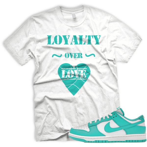 L OVER L Dunk Low Clear Jade White Tshirt Match Sneaker Jezsport.com