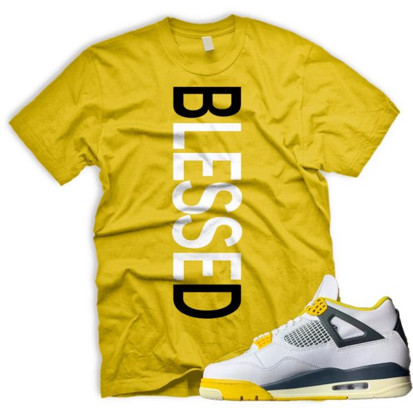 BLSSD Air J 4 Vivid Sulfur White Coconut Milk Anthracite Black Match T Jezsport.com