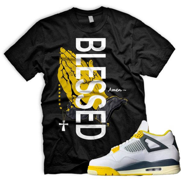 BLSSDHNDS Air J 4 Vivid Sulfur White Coconut Milk Anthracite Black Match T Jezsport.com