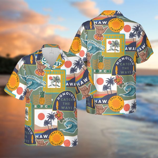 Tropical Hawaiian Sign Hawaiian Shirt, Summer Shirt For Men and Women Jezsport.com