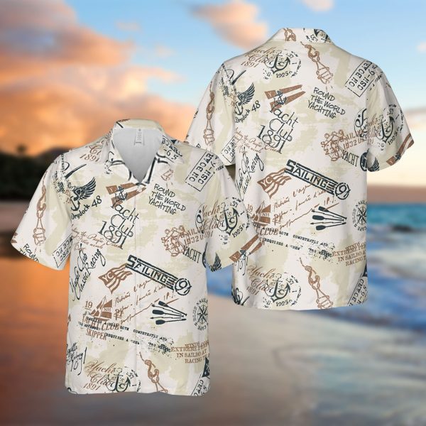 Marine Sailing Summer Trip Hawaiian Shirt, Summer Shirt For Men and Women Jezsport.com