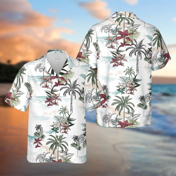 Beach And Ocean Vintage Hawaiian Shirt, Summer Shirt For Men and Women Jezsport.com