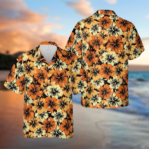 Tropical Hibiscus Flowers Hawaiian Shirt, Summer Shirt For Men and Women Jezsport.com