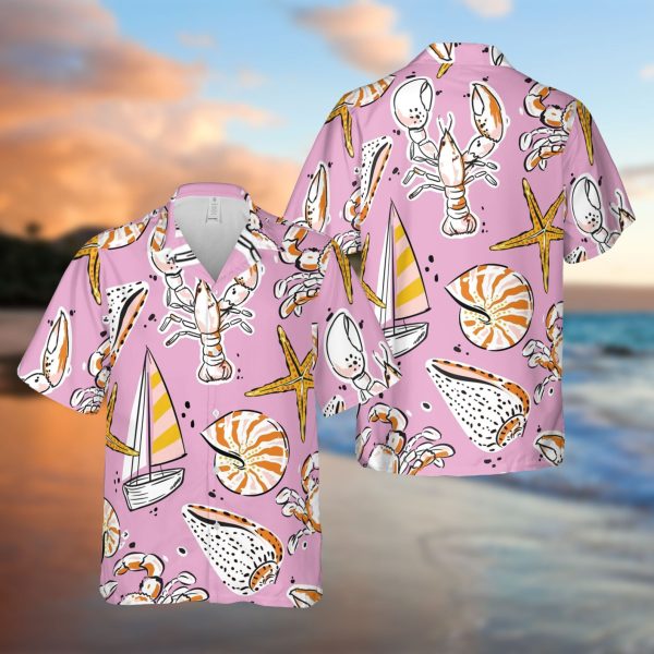 Vacation Moment Seashells Hawaiian Shirt, Summer Shirt For Men and Women Jezsport.com