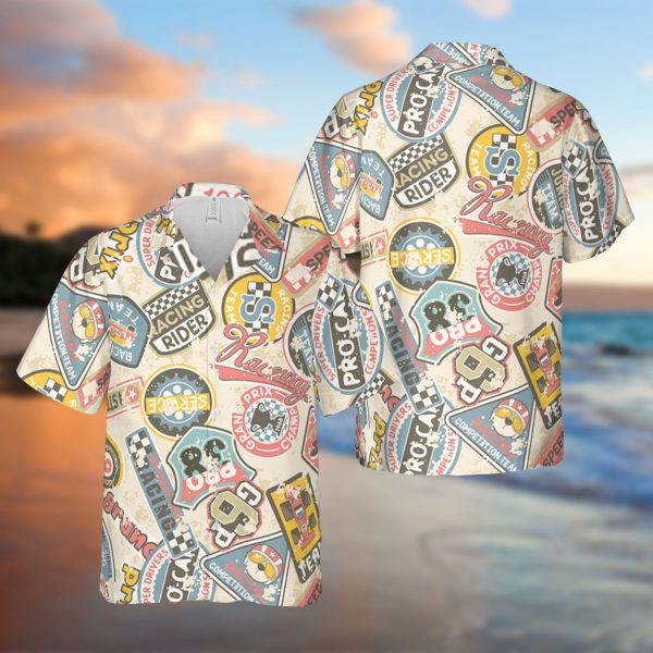 Vintage Racing Team Beach Lover Hawaiian Shirt, Summer Shirt For Men and Women Jezsport.com