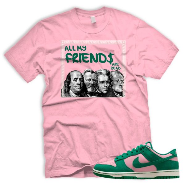 FRNDS Medium Soft Pink Malachite Dunk Low Retro Match T Jezsport.com