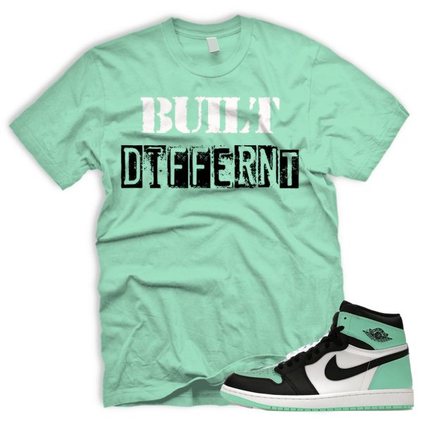 BD Air J 1 Green Glow OG Retro High Black White 2024 AJ 1 T-Shirt Match Sneaker Jezsport.com