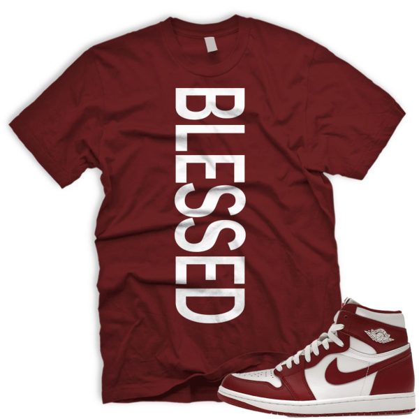 BLSSD Air J 1 Artisanal Team Red OG Retro High White 2024 AJ 1 T-shirt Match Sneaker Jezsport.com