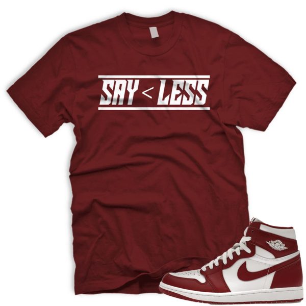 LESS Air J 1 Artisanal Team Red OG Retro High White 2024 AJ 1 T-shirt Match Sneaker Jezsport.com