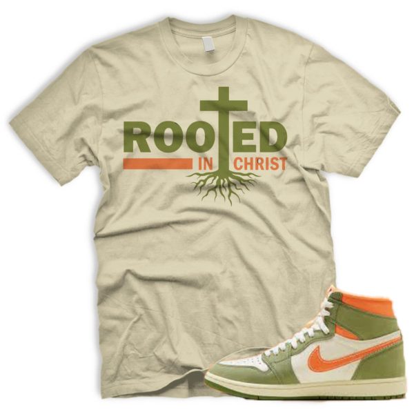 ROOTED Craft Celadon 1 High OG Sky J Light Olive Bright Mandarin Coconut Milk T Shirt Match Jezsport.com