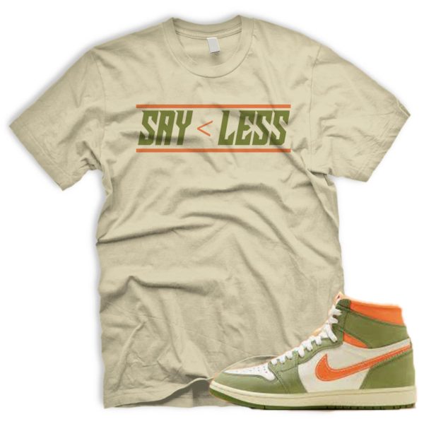 LESS Craft Celadon 1 High OG Sky J Light Olive Bright Mandarin Coconut Milk T Shirt Match Jezsport.com