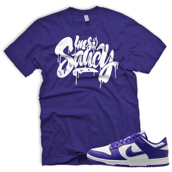 SAUCY T to Match Retro Dunk Low White Concord Gs Jezsport.com