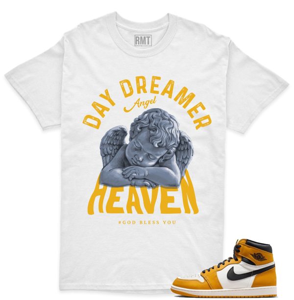 Jordan 1 Yellow Ochre Matching Shirts, Day Dreamer Tee Match Yellow Ochre 1s Jezsport.com