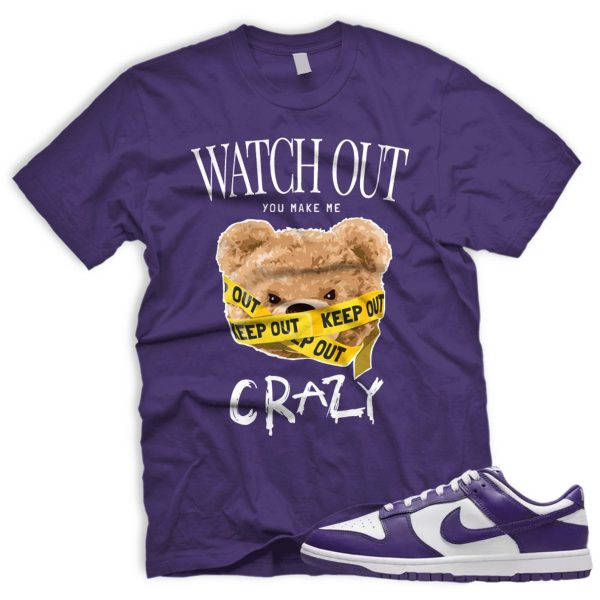 CRAZY Dunk Low Championship Court Purple White Match T Jezsport.com