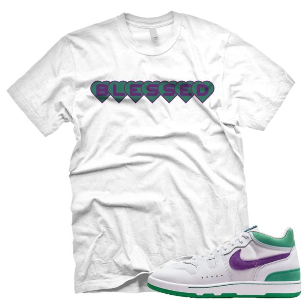 BLSSDHRTS Court Green Hyper Grape White Attack Match T Jezsport.com