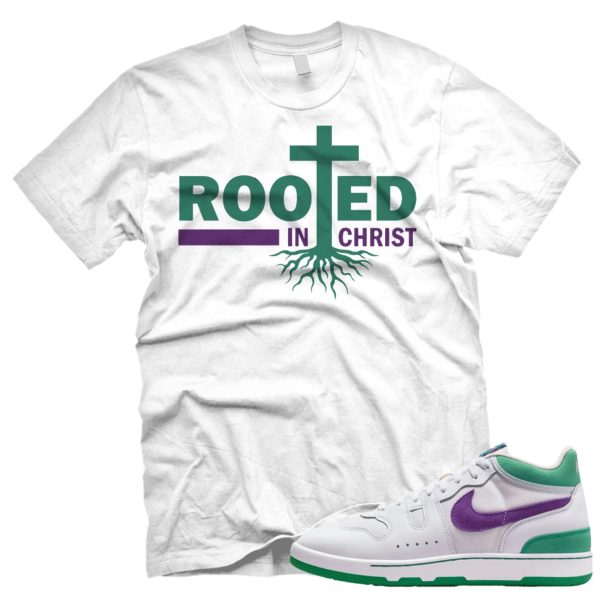 ROOTED Court Green Hyper Grape White Attack Match T Jezsport.com