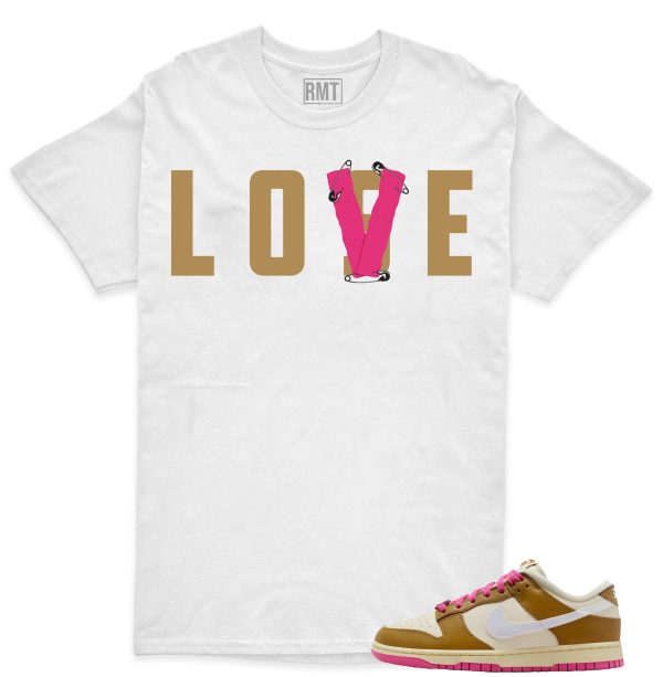 Dunk Bronzine Playful Pink Coconut Milk Match Love Lose Shirt Jezsport.com