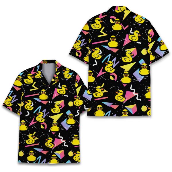 Retro Duck Hawaiian Shirt, Summer Shirt For Men and Women Jezsport.com