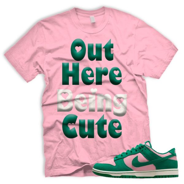 CUTE Medium Soft Pink Malachite Dunk Low Retro Match T Jezsport.com