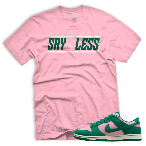 LESS Medium Soft Pink Malachite Dunk Low Retro Match T Jezsport.com