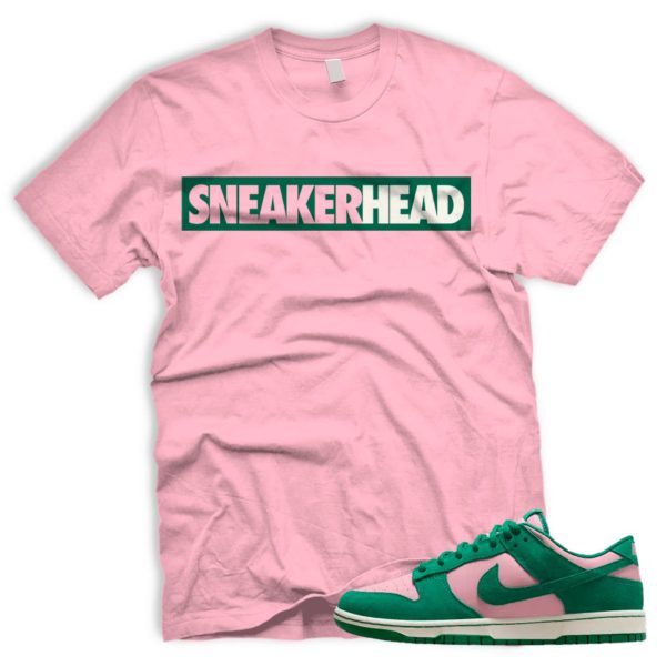 SNHD Medium Soft Pink Malachite Dunk Low Retro Match T Jezsport.com