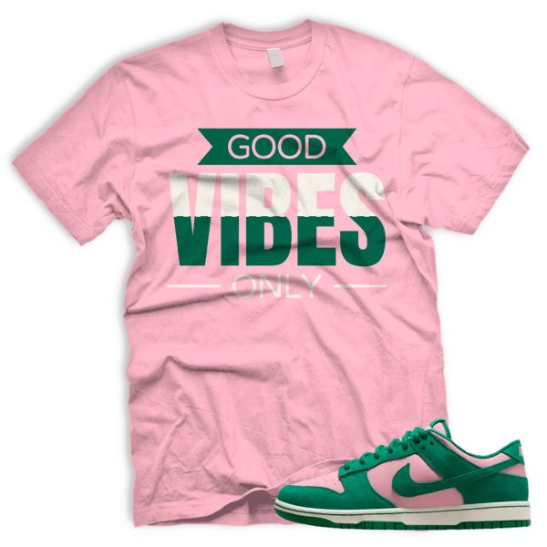 GVIBES Medium Soft Pink Malachite Dunk Low Retro Match T Jezsport.com