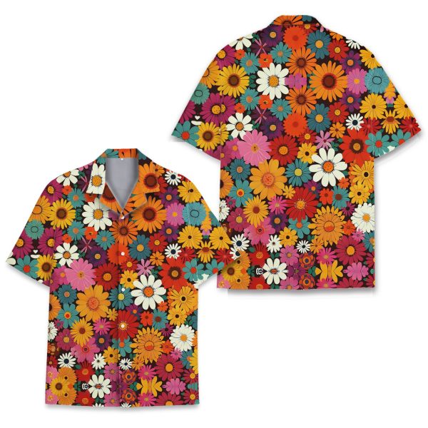 Hippie Flowers Hawaiian, Summer For Men and Women Jezsport.com