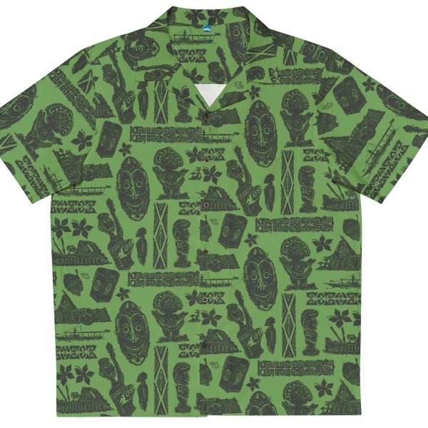 GREEN Polynesian Resort Hawaiian Shirt, Summer Shirt For Men and Women Jezsport.com