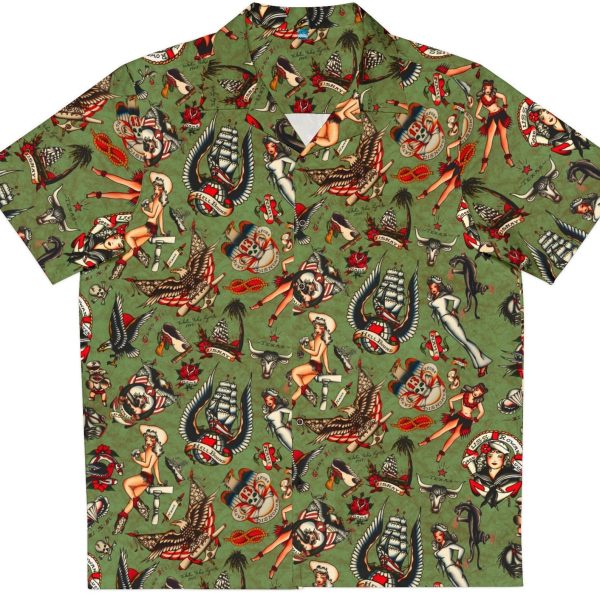 Green Tahiti Felix 75th Anniversary Hawaiian Shirt, Summer Shirt For Men and Women Jezsport.com