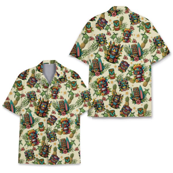 Tropical Tiki Hawaiian Shirt, Summer Shirt For Men and Women Jezsport.com