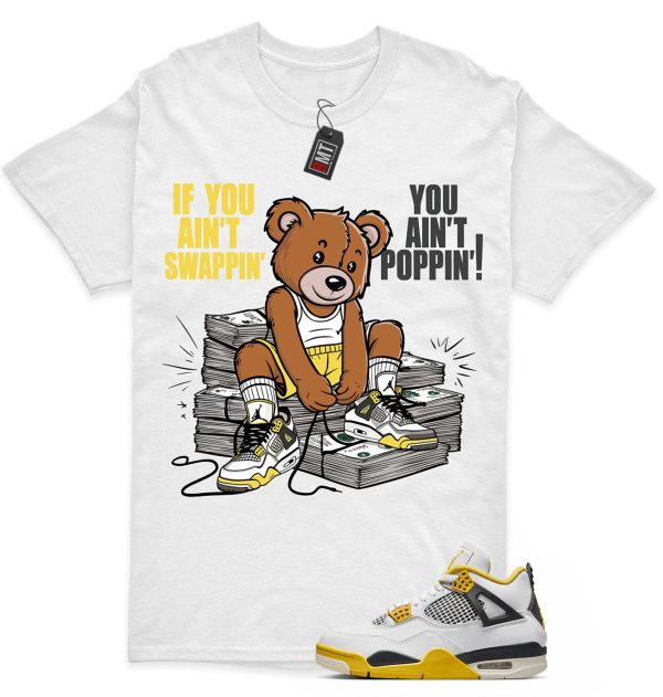 Vivid Sulfur 4s Matching T-shirt - If You Aint Tee Match Jordan 4 Vivid Sulfur Jezsport.com