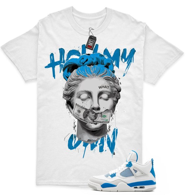 Jordan 4 Military Blue Matching Shirts, Hold My Own Tee Match Military Blue 4s Jezsport.com