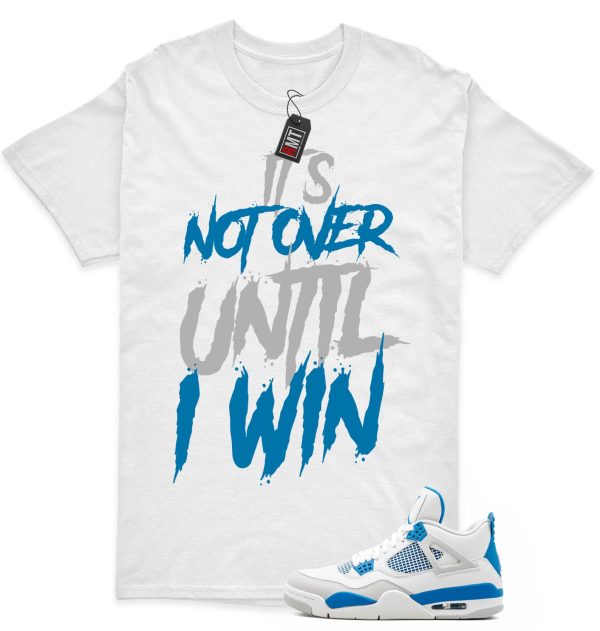 Jordan 4 Military Blue Matching Shirts, Not Over Tee Match Military Blue 4s Jezsport.com