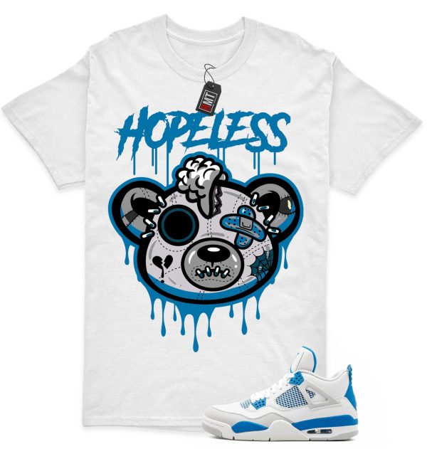 Jordan 4 Military Blue Matching Shirts, Hope Less Tee Match Military Blue 4s Jezsport.com