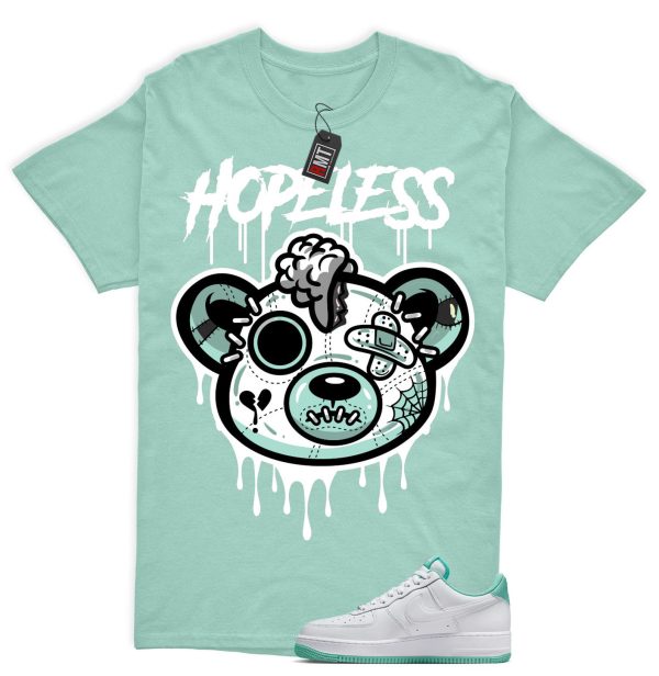 Air Force 1 Low Mint Foam Green Matching Shirt, Hope Less Jezsport.com