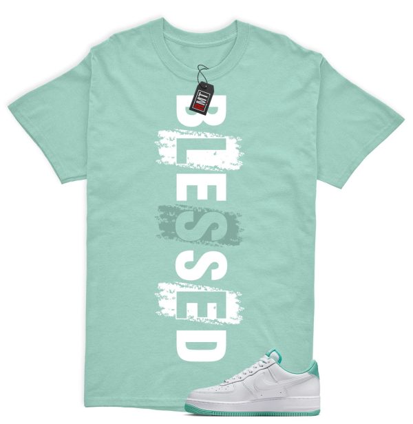 Air Force 1 Low Mint Foam Green Matching Shirt, Blessed Jezsport.com