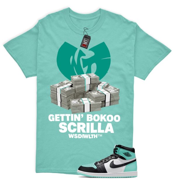 Jordan 1 High OG Green Glow Matching Shirts, Scrilla Tee Match Green Glow 1s Jezsport.com