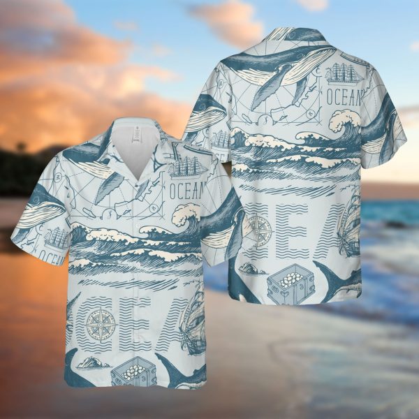 Ocean Of Liberty Summer Trip Hawaiian Shirt, Summer Shirt For Men and Women Jezsport.com