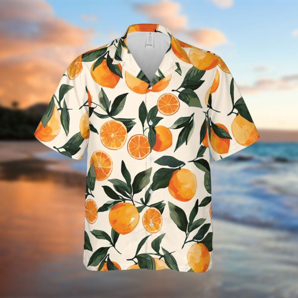 Orange Tropical Summer Trip Hawaiian Shirt, Summer Shirt For Men and Women Jezsport.com