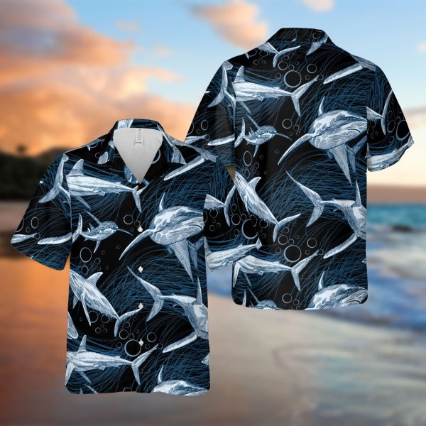 Sharks Tropical Summer Trip Hawaiian Shirt, Summer Shirt For Men and Women Jezsport.com