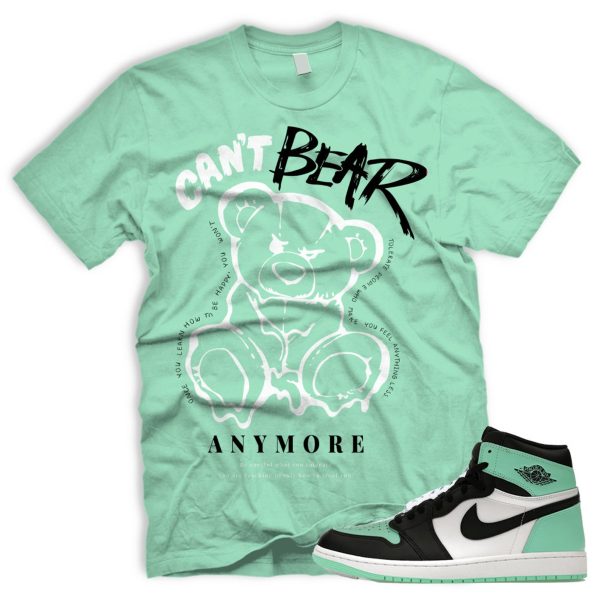 CAN'T Air J 1 Green Glow OG Retro High Black White 2024 AJ 1 Tshirt Match Sneaker Tshirt Match Sneaker Jezsport.com