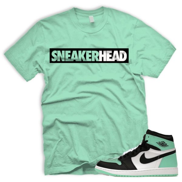 SNHD Sneaker Shirt Match Air J 1 Green Glow OG Retro High Black White 2024 AJ 1 Jezsport.com