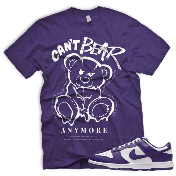 CAN'T Dunk Low Championship Court Purple White Match T Jezsport.com