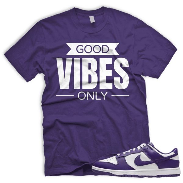 GV Dunk Low Championship Court Purple White Match T Jezsport.com